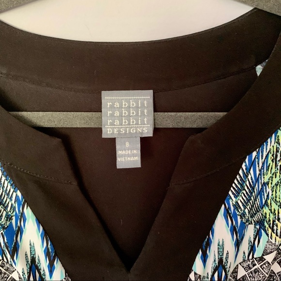 Green & black over-the-knee dress - Picture 3 of 5